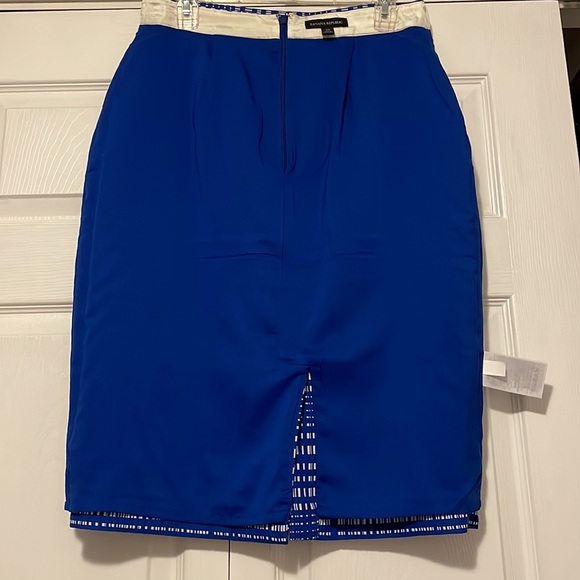 Banana Republic Blue Pencil Skirt! Size 10 - Picture 7 of 10